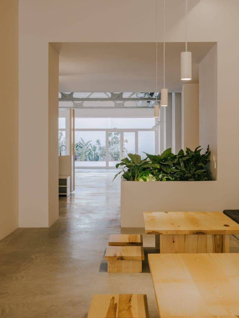 Coffee bar at Primal Moves Barcelona café